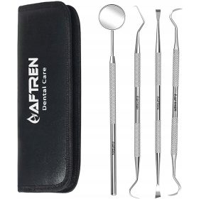    Fogászati kellékek, szájhigiénés készlet, tükör, 4 db-os készlet