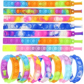  20 DB PUSH BUBBLE TOY BAND karkötő POP IT TOY