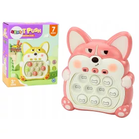    POP-IT ÁRKÁDJÁTÉK LISEK ÉRZÉKELŐ KONZOL ELEMES MŰKÖDÉSI MÓDOK RÓZSASZÍN