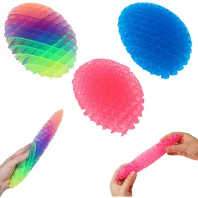   Fidget Worm antistressz játék Morphotic féreg készlet 3 db rózsaszín+kék