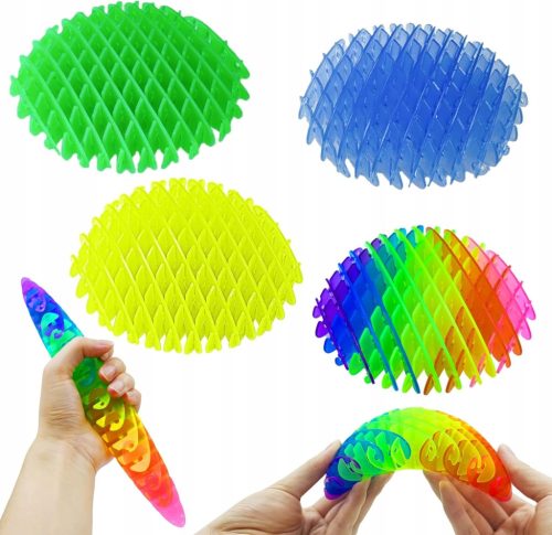  Fidget Worm antistressz játék Morfotikus féreg 4 db játékból álló készlet