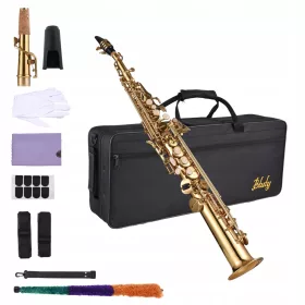    Egyenes ütemek szoprán szaxofon rézfúvós szaxofon Bb B arany