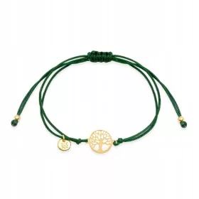  Aranyozott szál karkötő fával ANIA KRUK