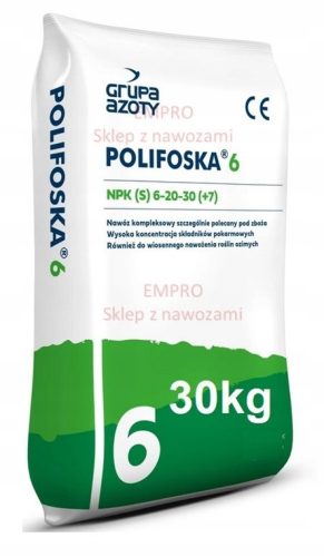  Polifoska 6, 30KG kiszerelés, eredeti műtrágya, Empro Összetétel 600105495