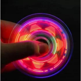  SPINNER kristály LED stresszoldó játékok