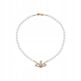  GOLD Vivienne Westwood SATURN gyöngy nyaklánc