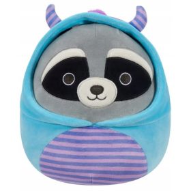  Squishmallows Rocky Raccoon plüss szörnyjelmezben, 19 cm