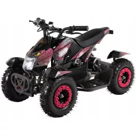 Quad Atv elektromos Cobra 800 Watt (fekete/rózsaszín)