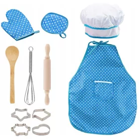    Kötény gyerekeknek Szakácskészlet Tartozékok 8 az 1-ben