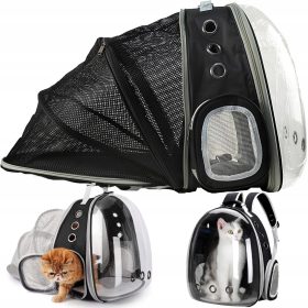    Hátizsák Kutya macska szállítótáskához Bővíthető járókaágy szellőző