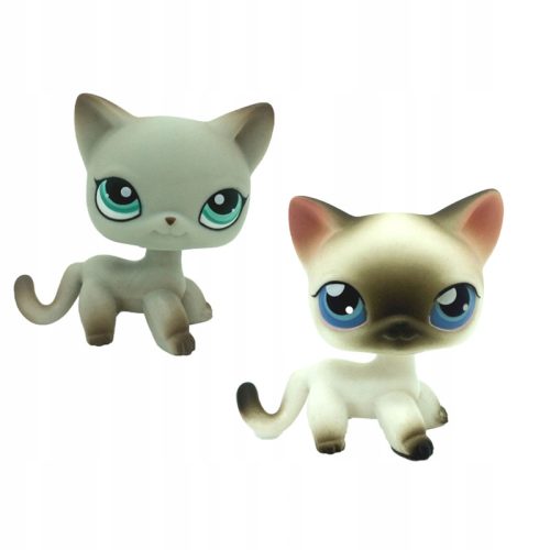  2 DB LPS RÖVIDSZŐRŰ MACSKABABÁK LITTLEST PET SHOP KITTY
