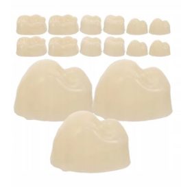    Mesterséges FOGKORONA ALSÓ HÁT burkolat Törött és hiányzó fog javítása 66db