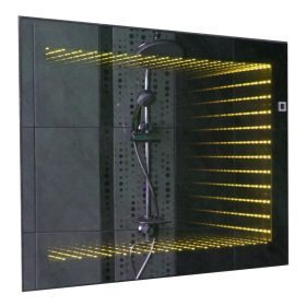    LED TÜKÖR OVÁL FEHÉR KERETBEN 105X40 CM FÜRDŐSZOBAI ÖLTÖZŐASZTALBA