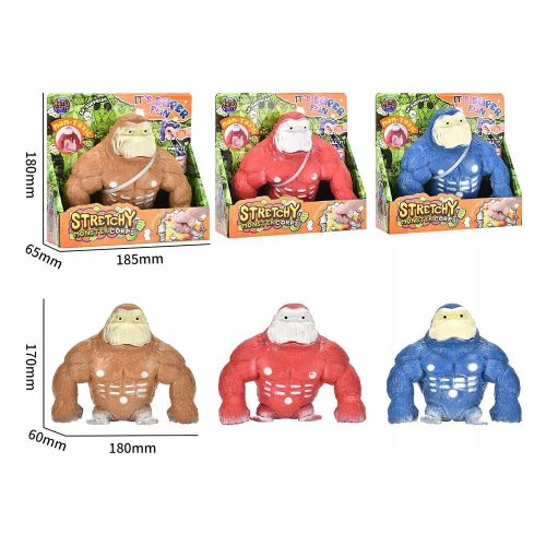  MONKEY GORILLA ANTI-STRESS SMALL NYÚJTÁSHOZ ÉS SIMOMÁSHOZ
