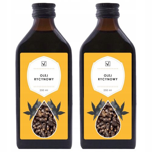  RICINUSOLAJ 500 ml INDIA ÜVEG készlet - finomítatlan, hidegen sajtolt
