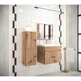    Carlos 4 fürdőszobabútor garnitúra tükörrel Artisan tölgy