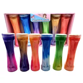  GLUTEK SLIME homokóra XXL GLITTERREL 18CM MIX6SZ