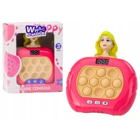  Pop-It Wac A Mole Doll Lights Hangok Pink játék
