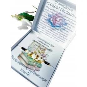    PEDAGÓGUSNAPI nélkülözhetetlen ajándék karkötő természetes kövek