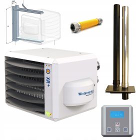    GÁZFŰTŐ GARÁZSBA, HALLGATÓ KÉSZLET 140m2-ig, 14kW, 2950m3/h