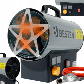    GÁZFŰTÉSŰ AUTOMATA FÚVÓ LCD TERMOSZTÁTTAL 25KW + CSÖKKENTŐ