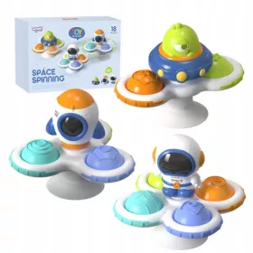    WOOPIE BABY SPACE SPINNER POP-IT ÉRZÉKELŐ JÁTÉK CSERÉLHETŐ 3 DB.