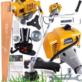    STIGA BENZIN FŰNYÍRÓ NAGY TELJESÍTMÉNY HÁROM FOGÚ TÁRCSÉSZET