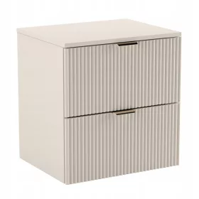  60 cm-es mosdószekrény Cashmere Hornyolt előlapok Willy