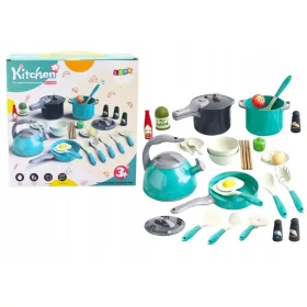  Little Chef Szett Fazekak Edények Élelmiszerek 33 El