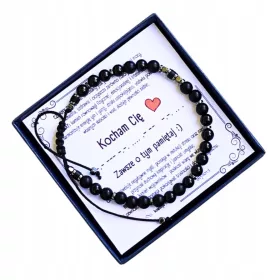    STYLOVI férfi kódolt karkötő: ajándék férjnek, barátnak, fiának, apának