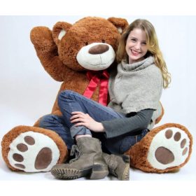  Nagy mackó, 180 cm, piros színű