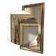  FHU GOLD fali tükör téglalap 100 x 2300 mm