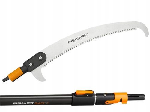  FISKARS KÉSZLET ágvágáshoz FŰRÉSZ + teleszkópos alumínium SZÁR. 4 m