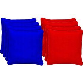    Cornhole 4 kék és 4 piros táska hivatalos méretben, prémium minőségben