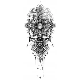    NŐI MOSHATÓ TEtoválás NŐI BOHO MANDALA VIRÁG AJÁNDÉKBA XXL