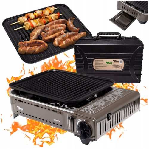  ALPEN CAMPING NEVADA GÁZ TOURIST GRILL PATRONOKHOZ + TOK