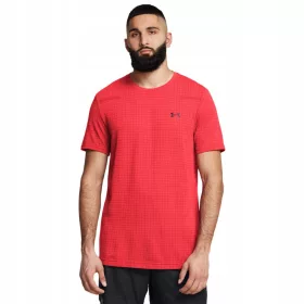    Under Armour Vanish Seamless Grid SS férfi edzőpóló - piros