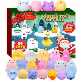    ADVENTI NAPTÁR GNIOTEK MOCHI SQUISHY ANTISTRESS JÁTÉK 24 DB