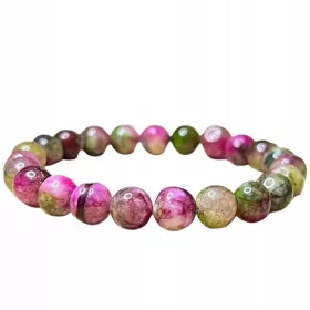    Karkötő - BOLDOGSÁGVÉDELEM - GÖRÖGdinnye TURMALIN - TERMÉSZETES KÖVEK