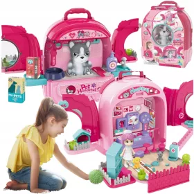    KUTYAÁLLATORVÁS GYERMEKEKNEK állatklinika 3 az 1-ben HÁTIZSÁKÁBAN