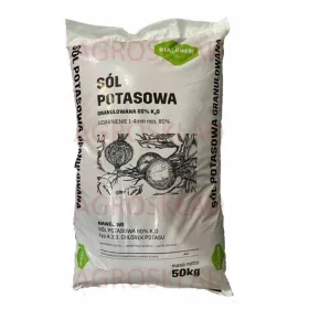    káliumsó 60% K, káliumsó műtrágya, 50 kg-os zacskó, Agroskład 600105495, só