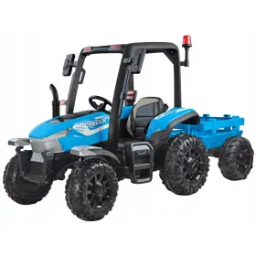    +pótkocsi +TÁVIRÁNYÍTÓ +Akkumulátoros 14ah 4x4 Elektromos traktor gyerekeknek