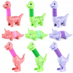   Csökkentse a stresszt a Dino 9 részes teleszkópos csövekkel gyerekeknek és felnőtteknek