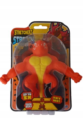  Figurine Stretchy anti-stressz gumi 3XXXL Stretcherz Stretch DRAGON RED