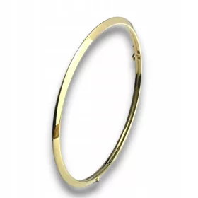    Arany karkötő, merev csattal, sima, minták nélkül. 585 Videók