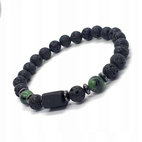  FÉRFI KARKÖTŐ Stones Tourmaline Zoisite Volcanic Lava