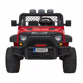    Geoland Power terepjáró 2 gyermek részére, piros + távirányító + 2x200 W motorok
