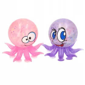  GNIOTEK ANTISTRESS GLITTER OCTOPUS SZÍVÓKÉPES MIX 12 DB