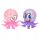  GNIOTEK ANTISTRESS GLITTER OCTOPUS SZÍVÓKÉPES MIX 12 DB