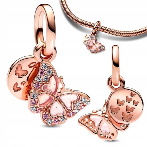  Rose Gold Charms illik DIY karkötőhöz
